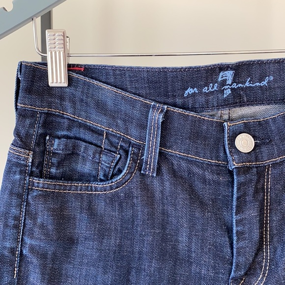 7 For All Mankind Ginger Wide Flare Jeans - Picture 3 of 6